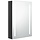 Armoire de salle de bain LED 50x13x70 cm Noir brillant - 34% de remise