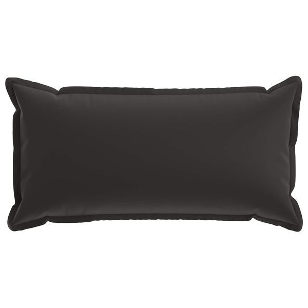 Vidaxl Lot de 6 housses de coussin 40x80cm Noir - 31% de remise