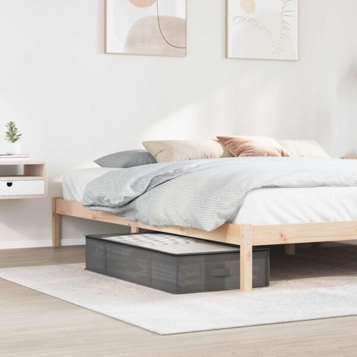 Vidaxl Lot de 2 boîtes de rangement gris anthracite 64,8L - 30% de remise