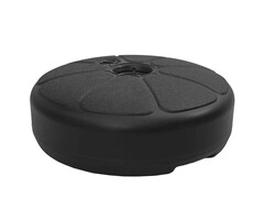 Vidaxl Pied de parasol remplissable 15 L - Noir - 31% de remise