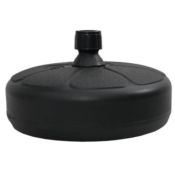 Vidaxl Pied de parasol remplissable 15 L - Noir - 31% de remise