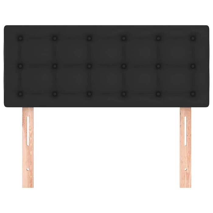 Vidaxl Tête de lit similicuir noir 100cm - 31% de remise