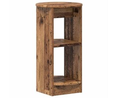 Vidaxl Meuble d'appoint rectangulaire vieux bois - 40x40x75cm - 33% de remise