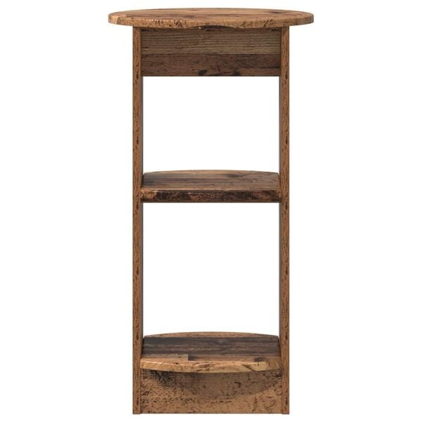 Vidaxl Meuble d'appoint rectangulaire vieux bois - 40x40x75cm - 33% de remise