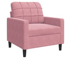 Vidaxl Fauteuil en velours rose - 30% de remise