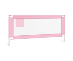 Vidaxl Barrière de lit enfant 200x25 cm, rose - 33% de remise