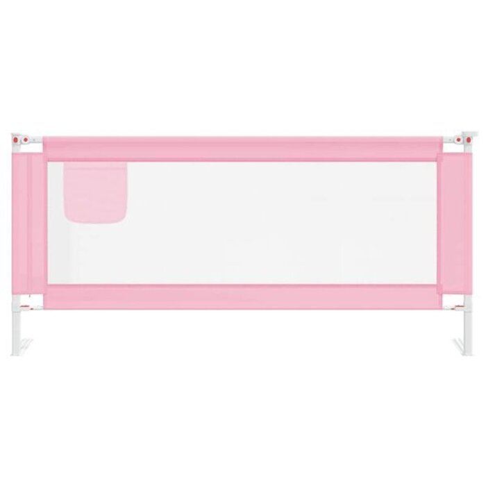 Vidaxl Barrière de lit enfant 200x25 cm, rose - 33% de remise
