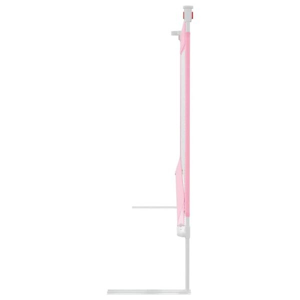 Vidaxl Barrière de lit enfant 200x25 cm, rose - 33% de remise