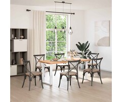 Vidaxl Pieds de table en U, acier blanc, 70x72 cm - 34% de remise