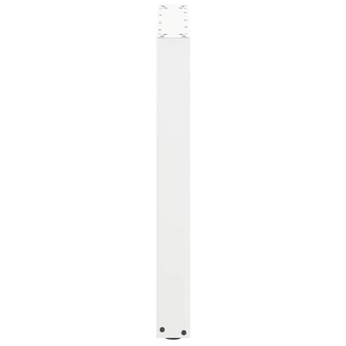 Vidaxl Pieds de table en U, acier blanc, 70x72 cm - 34% de remise