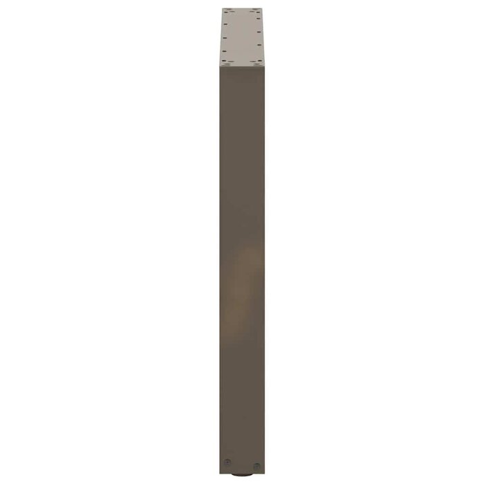 Vidaxl Pieds de table en U 80x72cm - Acier Naturel - 34% de remise