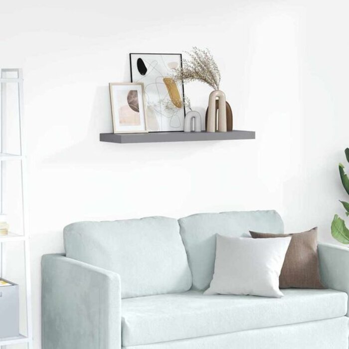 Vidaxl Étagère murale flottante grise 80cm - 30% de remise