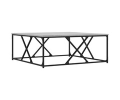 Vidaxl Table basse carrée 100x100cm chêne sonoma gris - 35% de remise