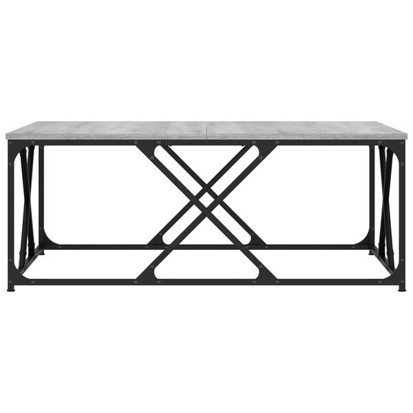 Vidaxl Table basse carrée 100x100cm chêne sonoma gris - 35% de remise