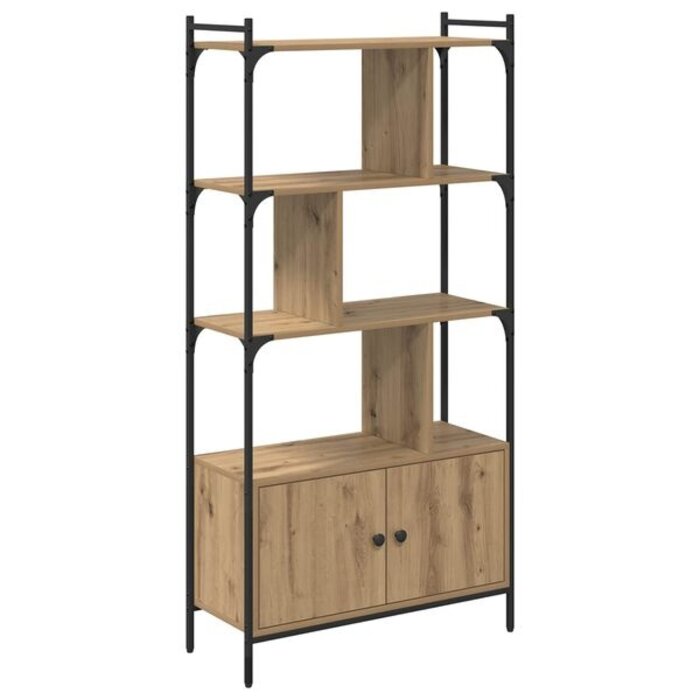 Vidaxl Bibliothèque moderne en bois composite - 71% de remise