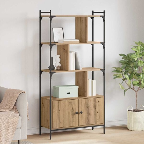 Vidaxl Bibliothèque moderne en bois composite - 71% de remise