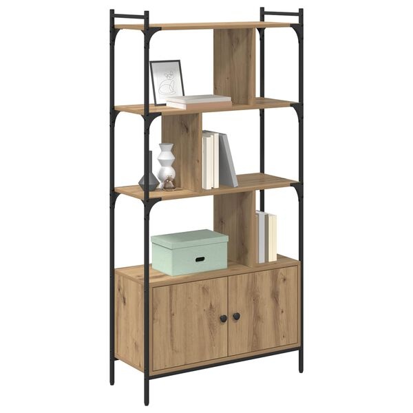 Vidaxl Bibliothèque moderne en bois composite - 71% de remise