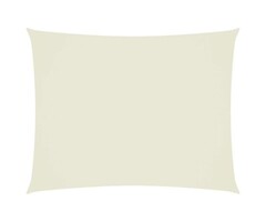 Vidaxl Voile d'ombrage rectangulaire 3x6 m crème - 33% de remise