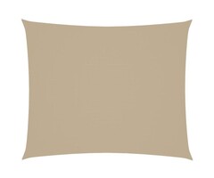 Vidaxl Voile d'ombrage rectangulaire 4x6m Beige - 34% de remise