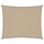 Voile d'ombrage rectangulaire 4x6m Beige - 34% de remise