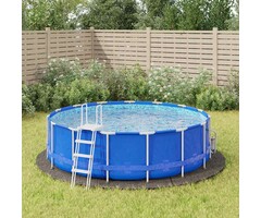 Vidaxl Tapis de sol piscine ronde Ø 396 cm - Géotextile - 31% de remise