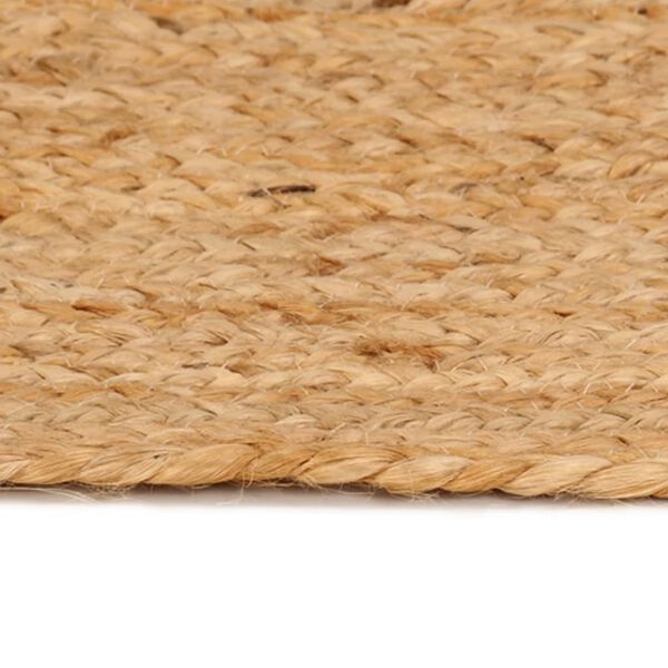 Vidaxl Tapis rond en jute tressé 180 cm - Naturel - 34% de remise