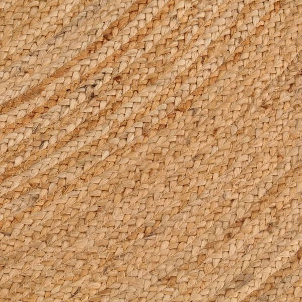 Vidaxl Tapis rond en jute tressé 180 cm - Naturel - 34% de remise