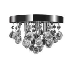 Vidaxl Plafonnier Lustre Cristal et Chrome 25 cm - 32% de remise