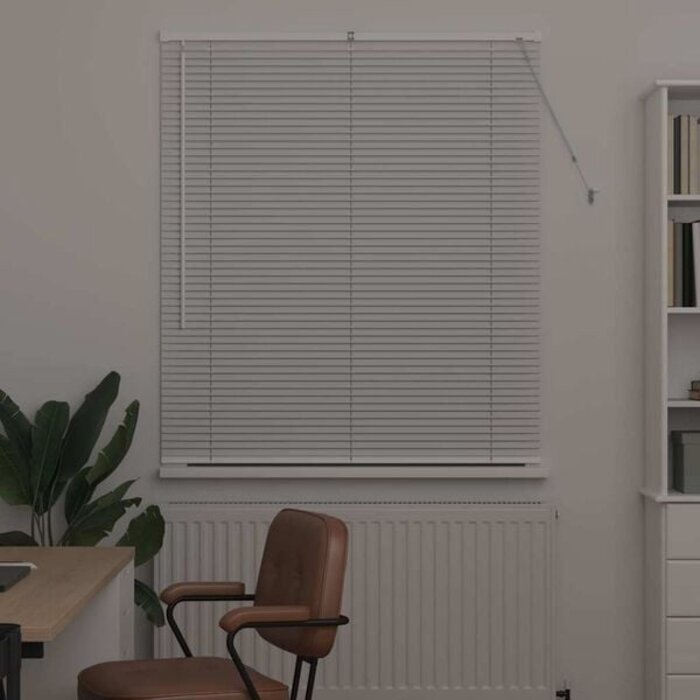 Vidaxl Store vénitien aluminium blanc 130x115cm - 31% de remise