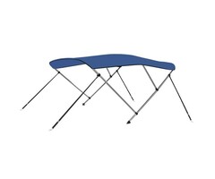 Vidaxl Bimini pour bateau 3 arceaux Bleu Marine 183x180x137cm - 35% de remise