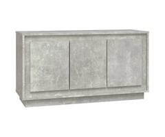 Vidaxl Buffet bas gris béton 102 cm - 34% de remise