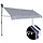 Store banne manuel 400 cm LED bleu et blanc - 34% de remise