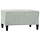 Repose-pieds en velours gris clair 70x55 cm - 33% de remise