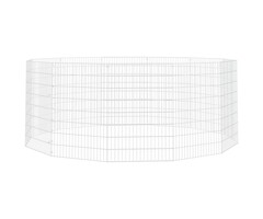 Vidaxl Enclos pour animaux 12 panneaux 54x80 cm en fer - 33% de remise