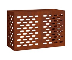 Vidaxl Cache-climatiseur Acier Corten 90x40x60 cm - 34% de remise