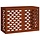 Cache-climatiseur Acier Corten 90x40x60 cm - 34% de remise