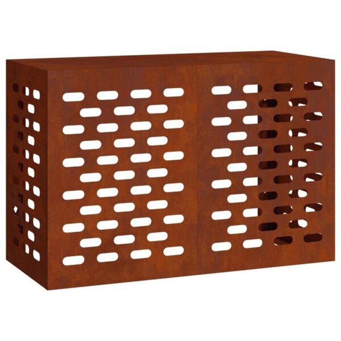 Vidaxl Cache-climatiseur Acier Corten 90x40x60 cm - 34% de remise
