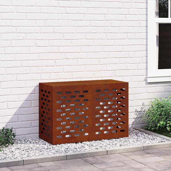 Vidaxl Cache-climatiseur Acier Corten 90x40x60 cm - 34% de remise