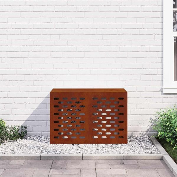 Vidaxl Cache-climatiseur Acier Corten 90x40x60 cm - 34% de remise