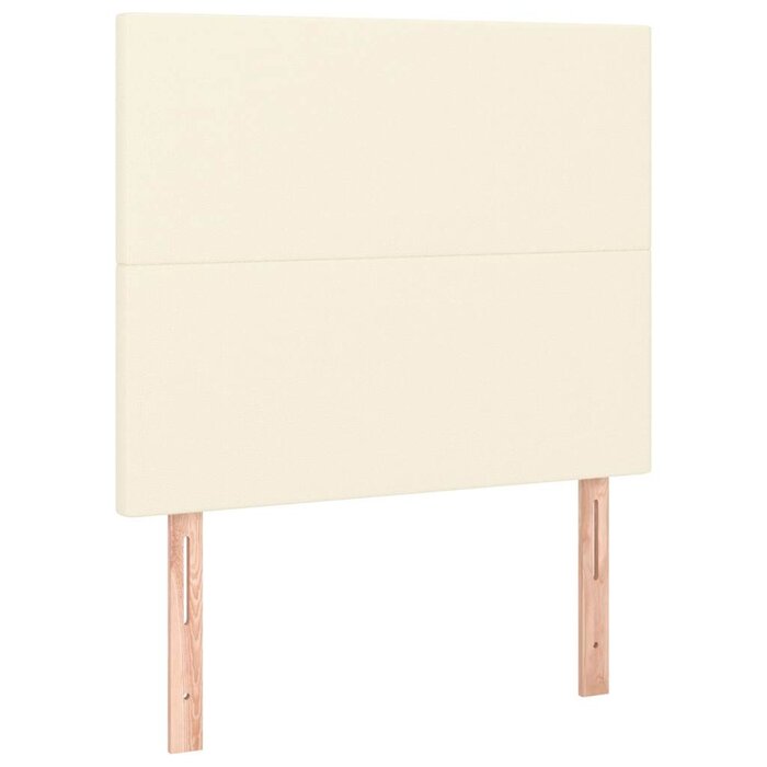 Vidaxl Tête de lit similicuir crème 90 cm - Déballé - 33% de remise