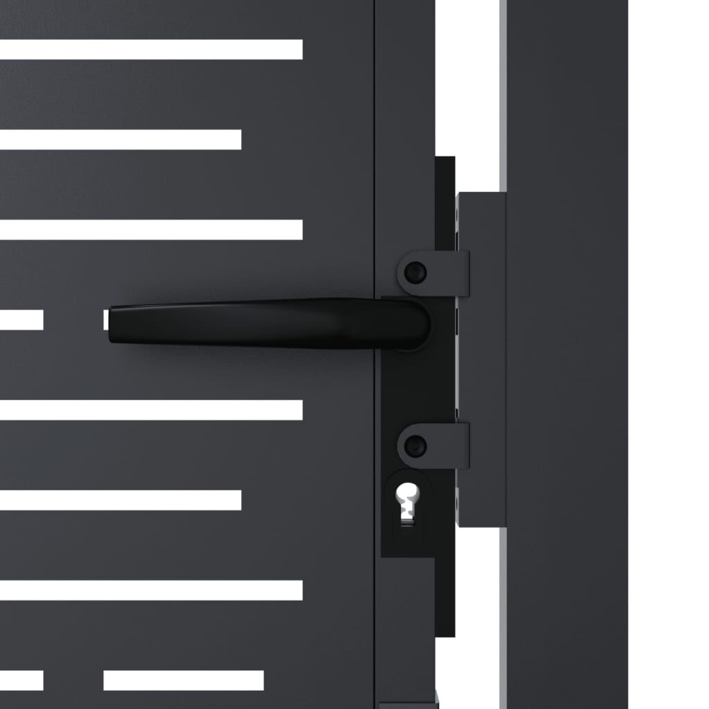 Vidaxl Portillon de jardin en acier anthracite 105x130 cm - 35% de remise