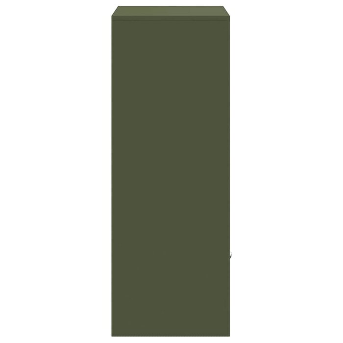 Vidaxl Boîte de réception pour colis en acier, Vert olive, 103 cm - 35% de remise
