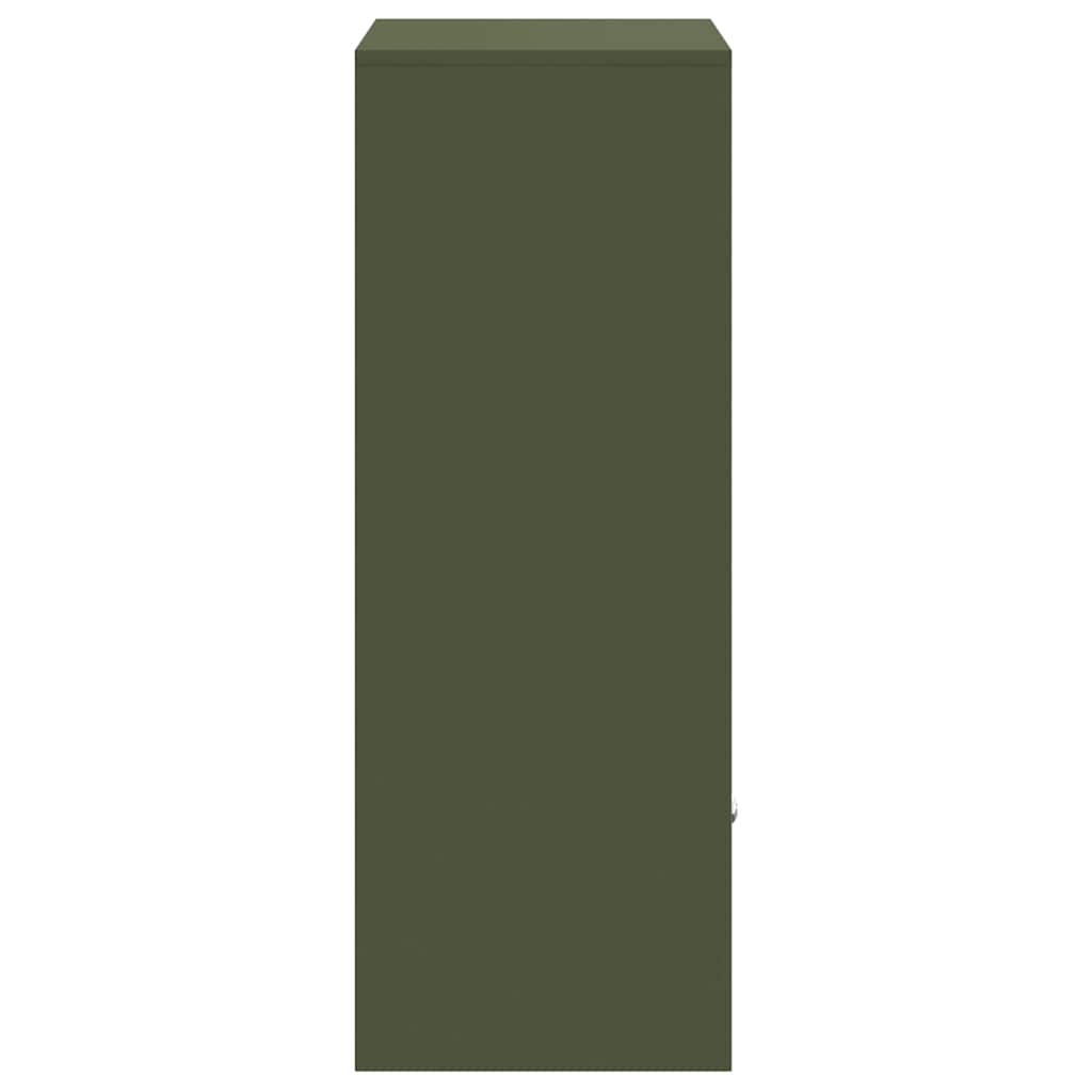 Vidaxl Boîte de réception pour colis en acier, Vert olive, 103 cm - 35% de remise
