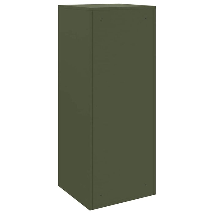 Vidaxl Boîte de réception pour colis en acier, Vert olive, 103 cm - 35% de remise