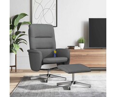 Vidaxl Fauteuil de massage inclinable rouge avec repose-pieds - 34% de remise