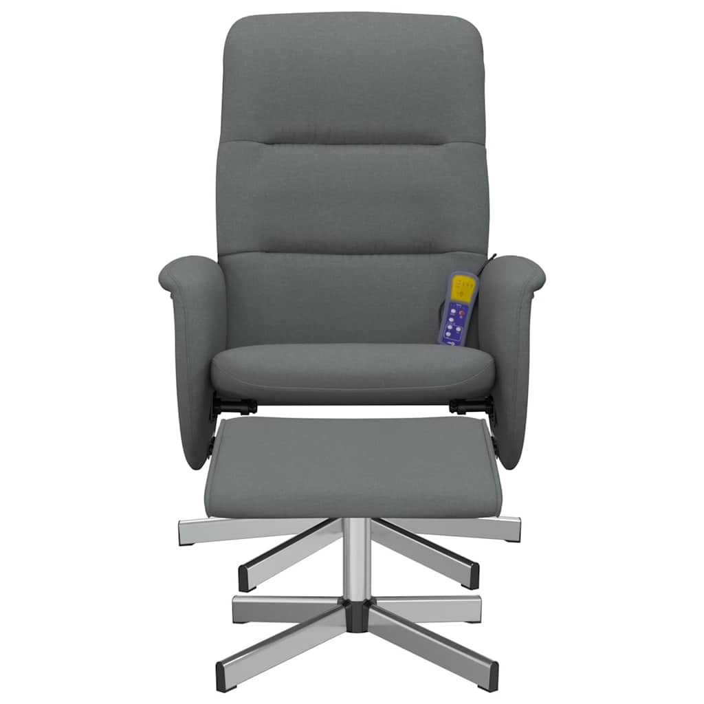 Vidaxl Fauteuil de massage inclinable rouge avec repose-pieds - 34% de remise