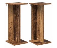 Vidaxl Lot de 2 supports pour plantes Hout M - 32% de remise