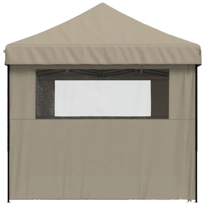 Vidaxl Tonnelle de jardin pliante pop-up taupe 580x292 cm - 35% de remise