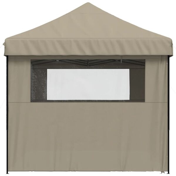 Vidaxl Tonnelle de jardin pliante pop-up taupe 580x292 cm - 35% de remise