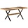 Table à manger industrielle en bois de manguier 160 cm - 35% de remise